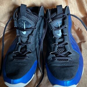 Nike Black and Blue Basketball/Athletic Shoes